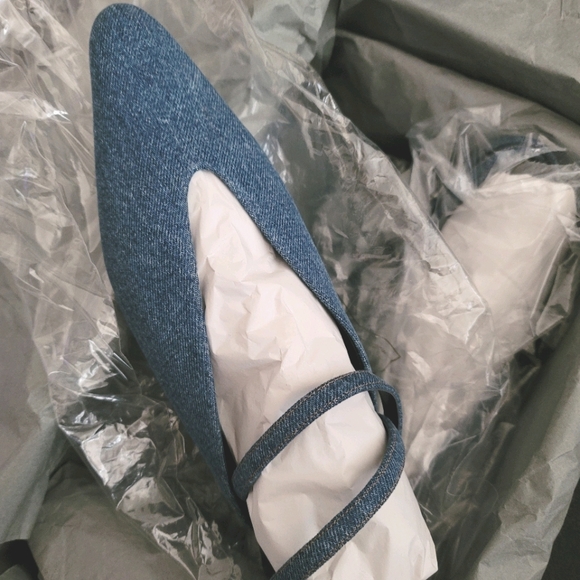 SALE NWT Balenciaga denim flats with original box - Picture 5 of 8